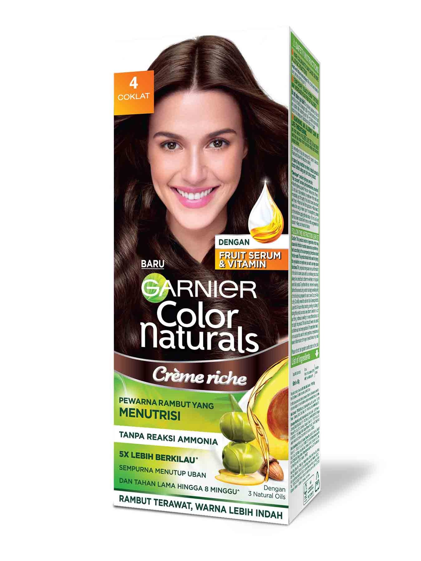 Dark Brown Produk Garnier  Color Naturals Garnier   Malaysia