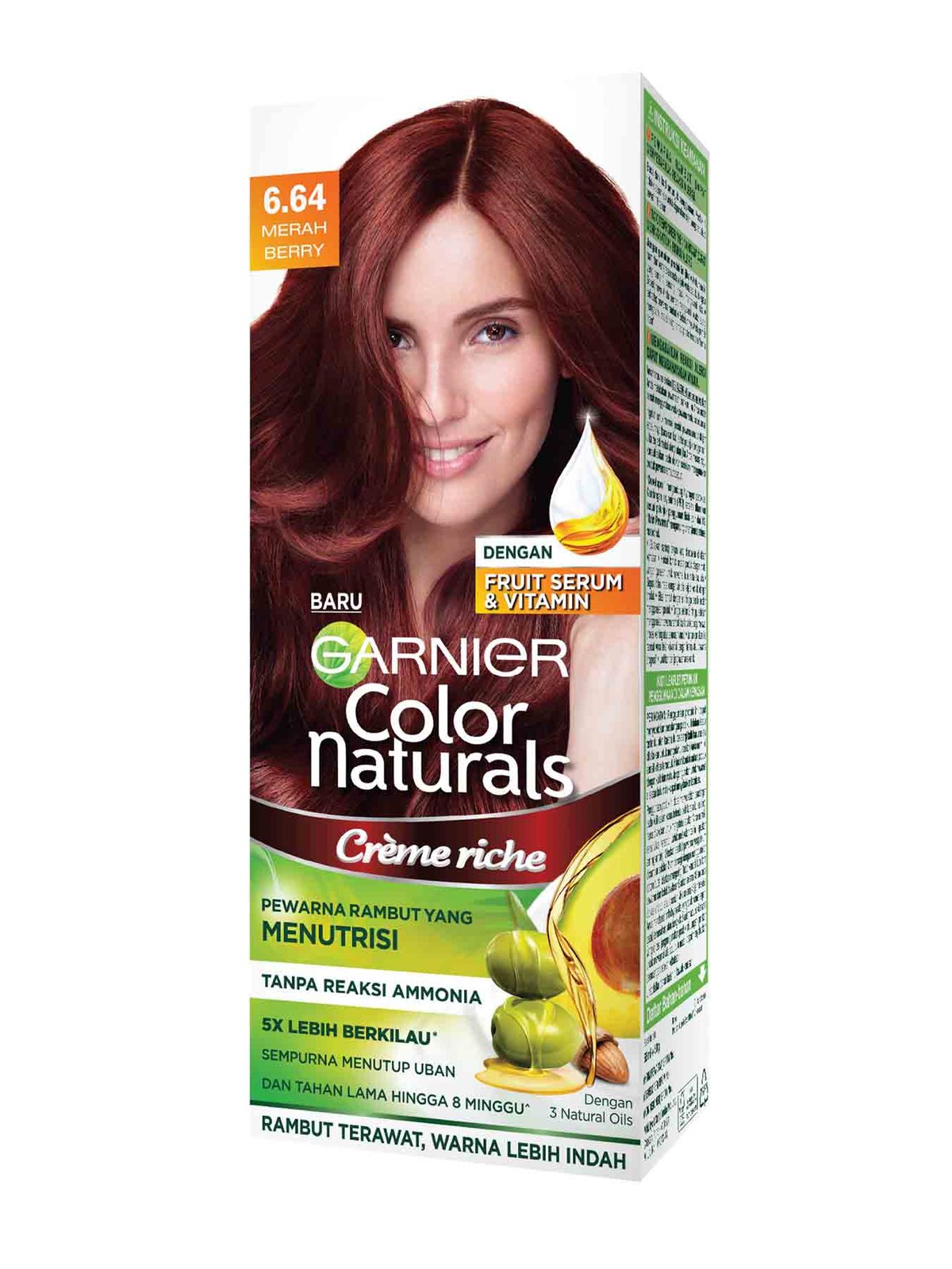 Garnier Color Naturals Crème Riche 6.64 Merah Berry