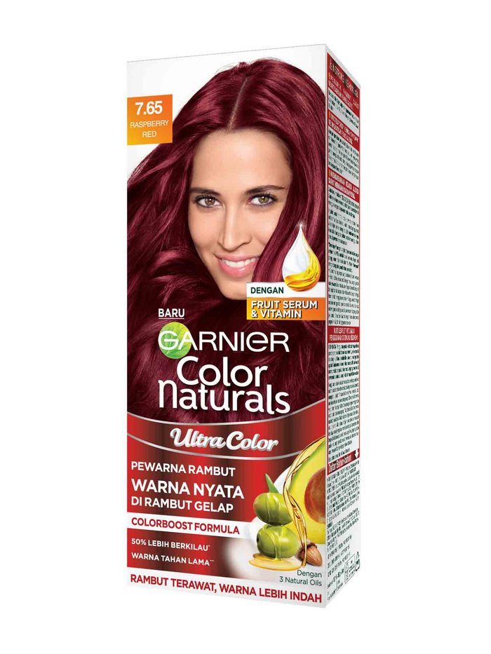 Color Naturals Ultra Color 7.65 Raspberry Red Kit Garnier