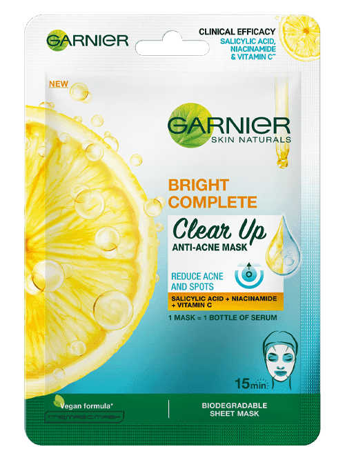 Garnier Bright Complete Garnier Bright Complete Clear Up Anti Acne Mask
