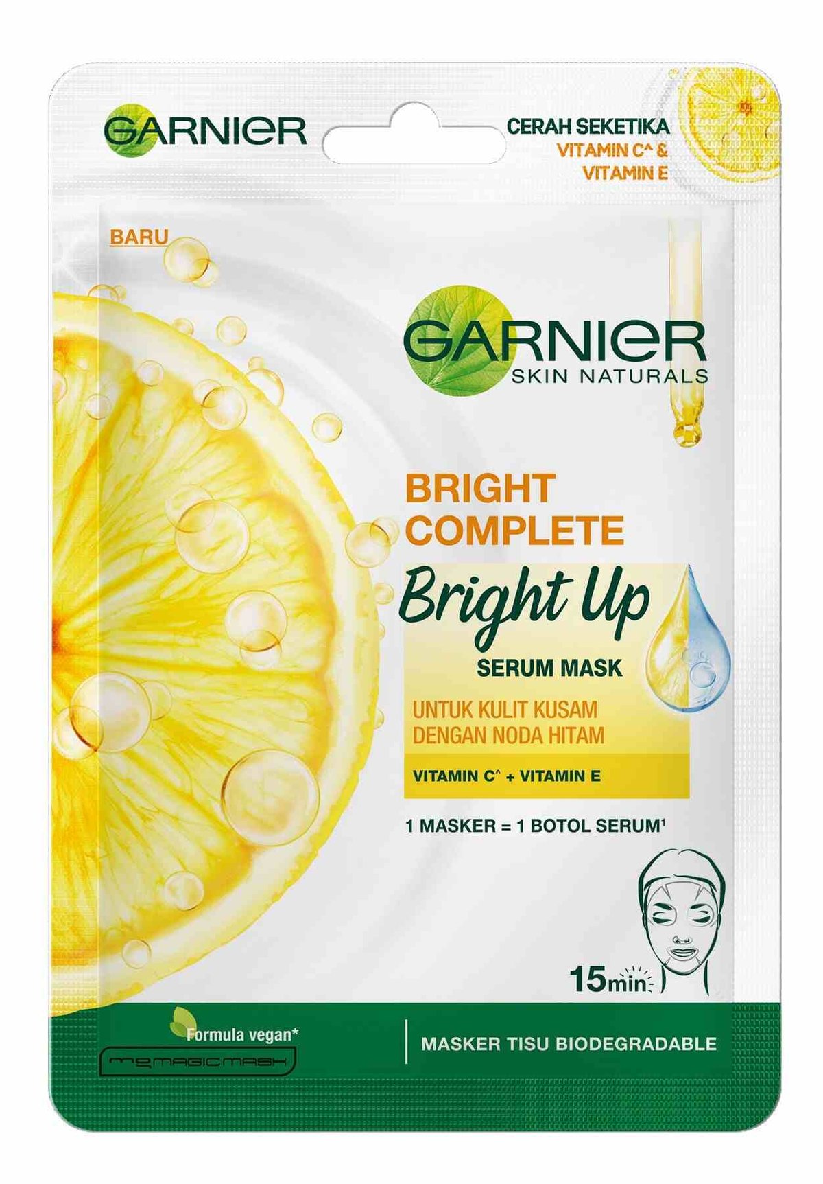 Garnier Bright Complete Bright Up Serum Mask